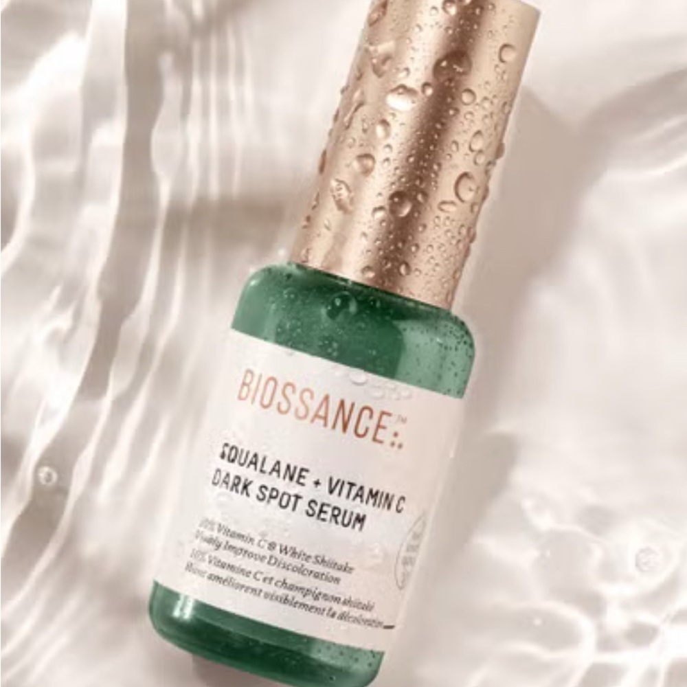 Biossance Squalane + Vitamin C Serum - Emerald and Gold